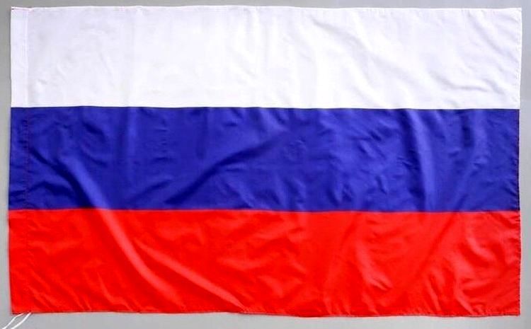 Флаг России 90х150см, сатин, двусторонний \ 9111473